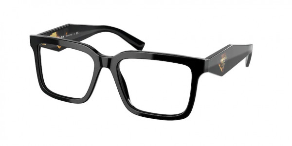 Prada PR 10YV Eyeglasses, 1AB1O1 BLACK