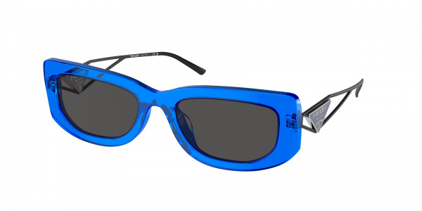 Prada PR 14YS Sunglasses, 18M5S0 CRYSTAL ELECTRIC BLUE DARK GRE (BLUE)