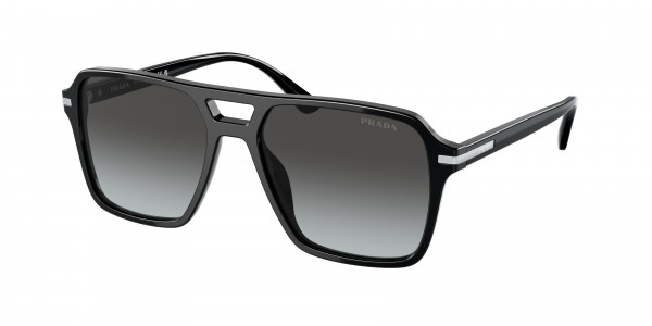 Prada PR 20YS Sunglasses, 1AB06T BLACK GRADIENT GREY VINTAGE (BLACK)