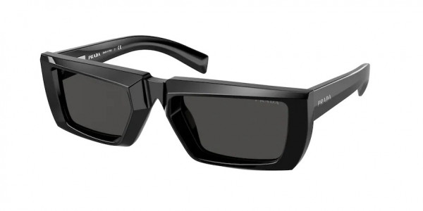 Prada PR 24YS Sunglasses, 1AB5S0 BLACK DARK GREY (BLACK)