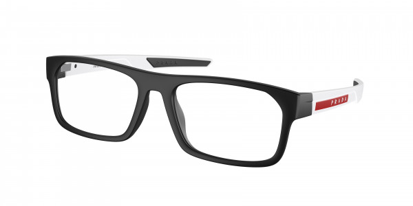 Prada Linea Rossa PS 08OV Eyeglasses, 14Q1O1 MATTE BLACK (BLACK)