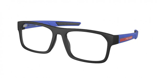 Prada Linea Rossa PS 08OV Eyeglasses, 15C1O1 BLUE TRANSPARENT (BLUE)