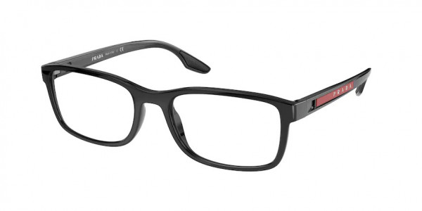 Prada Linea Rossa PS 09OV Eyeglasses, 1AB1O1 BLACK