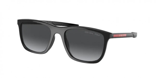 Prada Linea Rossa PS 10WS Sunglasses, 1AB06G BLACK POLAR GREY GRADIENT (BLACK)