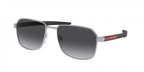 Prada Linea Rossa PS 54WS Sunglasses, 1BC06G SILVER POLAR GREY GRADIENT (SILVER)