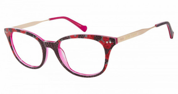 Betsey Johnson BET BISOUS BISOUS Eyeglasses, tortoise