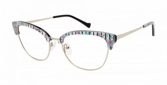 Betsey Johnson BET CATCALL Eyeglasses, white