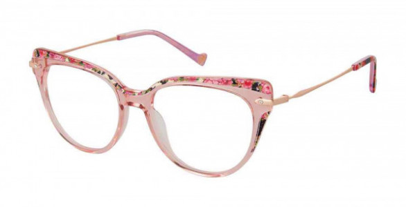 Betsey Johnson BET FLOWER POWER Eyeglasses, rose
