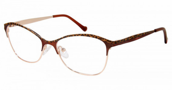 Betsey Johnson BET RAIN ROSES Eyeglasses, brown
