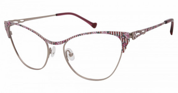 Betsey Johnson BET TEATIME Eyeglasses, rose