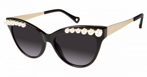 Betsey Johnson BET KITTY PEARLS Sunglasses, black