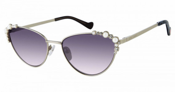 Betsey Johnson BET MADAMOISELLE Sunglasses, silver