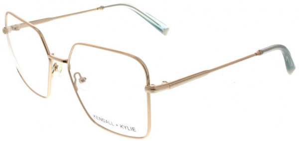 KENDALL + KYLIE Alia Eyeglasses, Shiny Light Gold