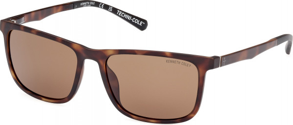 Kenneth Cole New York KC7260 Sunglasses, 52H - Dark Havana / Dark Havana