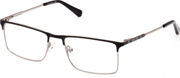 Gant GA3263 Eyeglasses, 005 - Matte Black / Shiny Light Ruthenium