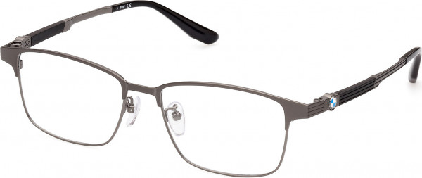 BMW Eyewear BW5053-H Eyeglasses, 013 - Matte Dark Ruthenium / Matte Dark Ruthenium