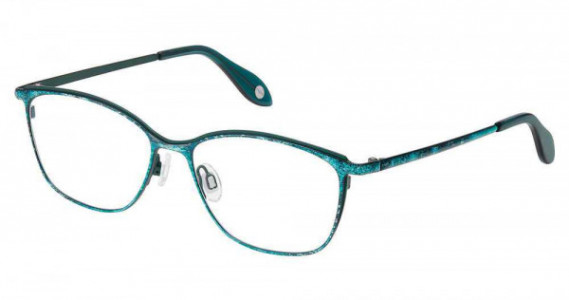 Fysh UK F-3687 Eyeglasses, M204-TEAL SHIMMER