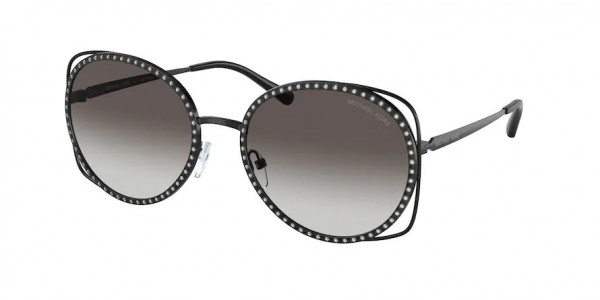 Michael Kors MK1118B RIALTO Sunglasses, 10058G RIALTO BLACK DARK GREY GRADIEN (BLACK)