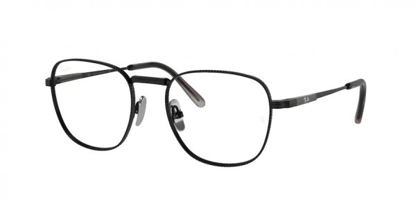 Ray-Ban Optical RX8258V FRANK TITANIUM Eyeglasses, 1237 FRANK TITANIUM BLACK (BLACK)