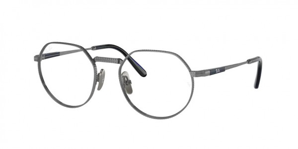 Ray-Ban Optical RX8265V JACK TITANIUM Eyeglasses, 1238 JACK TITANIUM GUNMETAL (GREY)