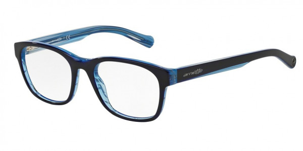 Arnette AN7081 SELECTOR Eyeglasses, 1156 SELECTOR BLUE ON STRIPED BLUE (BLUE ON STRIPED BLUE)
