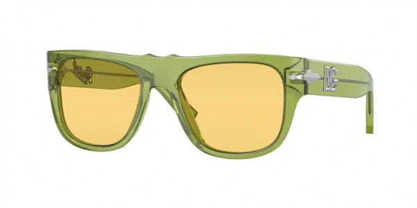 Persol PO3295S Sunglasses, 1165R6 TRANSPARENT GREEN (GREEN)