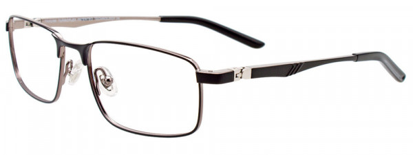 Takumi TK1202 Eyeglasses, 090 - St Blk & Sh Sil/St Blk& Sh Sil