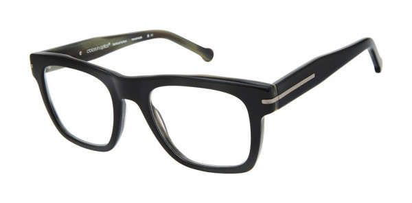 Colors In Optics C1135 COSTELLO Eyeglasses, OXHN BLACK OVER HORN