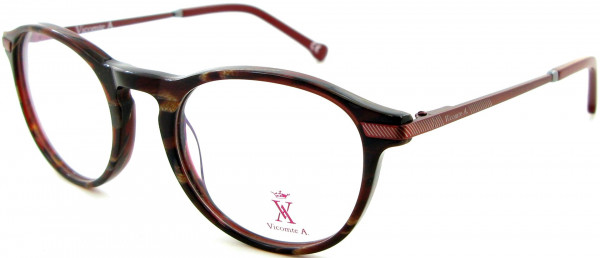 Vicomte A. VA40021 Eyeglasses, C3 BURGUNDY/TORTOISE