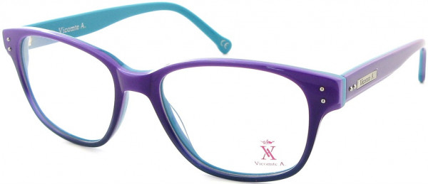Vicomte A. VA40039 Eyeglasses, C2 PURPLE/TEAL