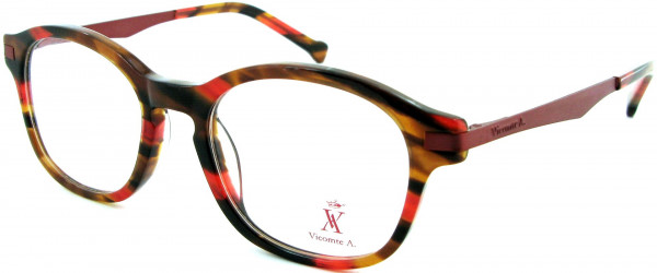 Vicomte A. VA40055 Eyeglasses, C2 RED MULTI