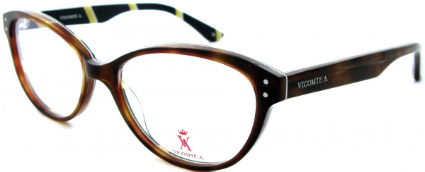 Vicomte A. VA40071 Eyeglasses, C1 BLACK/RED STRIPE
