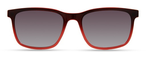 ECO by Modo MOREL Eyeglasses, WARM RED - SUN CLIP