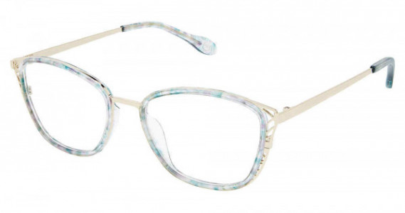 Fysh UK F-3692 Eyeglasses, S404-TEAL GOLD