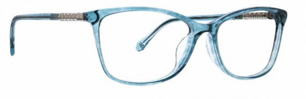 Badgley Mischka Teddi Eyeglasses, Turquoise International Fit