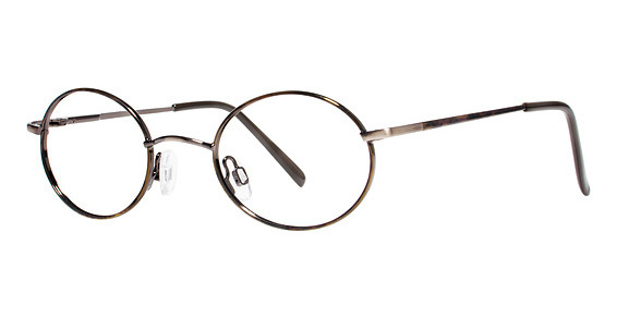 Modern Optical LOLLIPOP SKULL Eyeglasses, Antique Brown