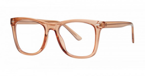 Modern Optical BECAUSE Eyeglasses, Brown Crystal