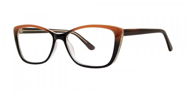 Modern Optical PREVAIL Eyeglasses, Mocha/Black