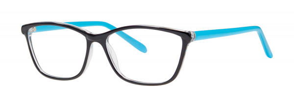 Modern Optical REASON Eyeglasses, Black/Neon Blue