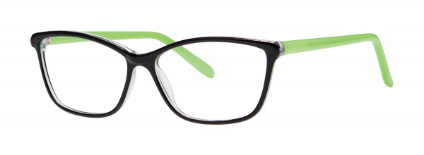 Modern Optical REASON Eyeglasses, Black/Neon Lime