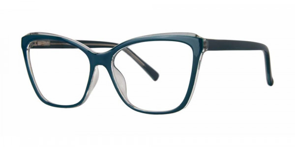 Modern Optical DAVINA Eyeglasses, Teal/Crystal
