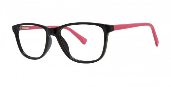 Modern Optical JUST Eyeglasses, Black/Pink