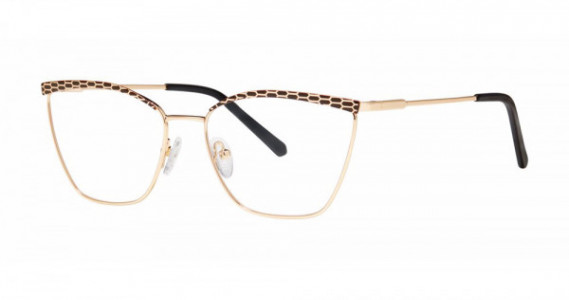 Modern Art A614 Eyeglasses, Black/Gold