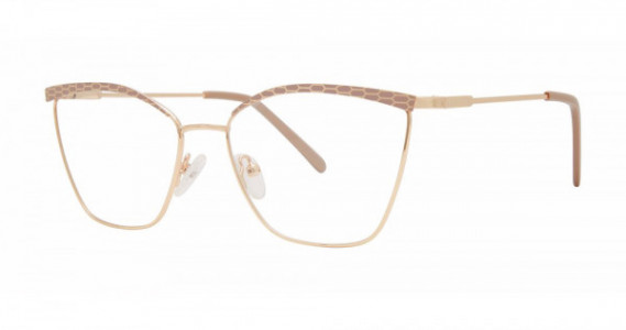 Modern Art A614 Eyeglasses, Mauve/Gold