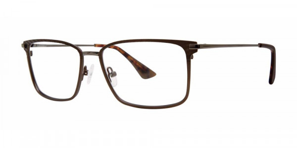 Big Mens Eyewear Club BIG FUTURE Eyeglasses, Matte Brown/Gunmetal