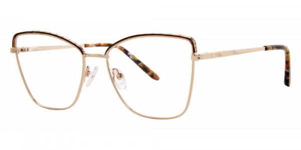 Genevieve MARVELOUS Eyeglasses, Brown/Gold