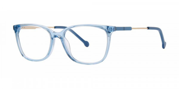 Genevieve PORTFOLIO Eyeglasses, Blue Crystal