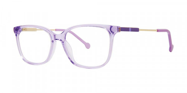 Genevieve PORTFOLIO Eyeglasses, Lilac Crystal