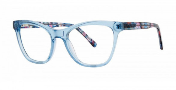 Genevieve QUENTIN Eyeglasses, Blue Marble