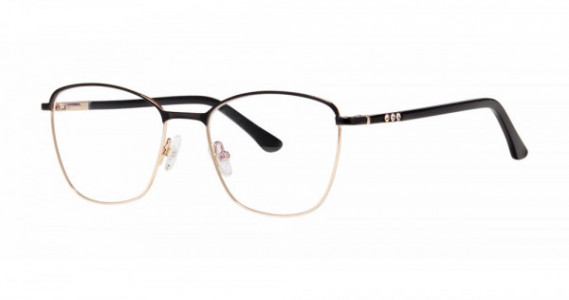 Genevieve SITUATION Eyeglasses, Black/Gold